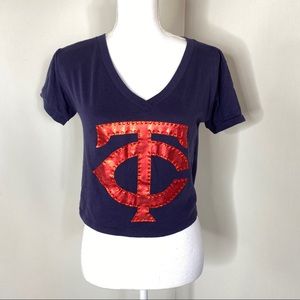 Victoria Secret Pink Crop Top Tee Shirt 5th Ocean